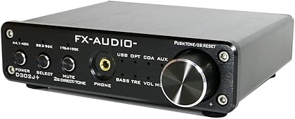 Amazon Fx Audio D302j ブラック ハイレゾ対応デジタルアナログ4系統入力 フルデジタルアンプ Fx Audio アンプ