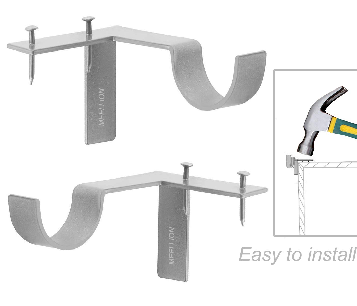 Best Install Curtain Rod Without Drill