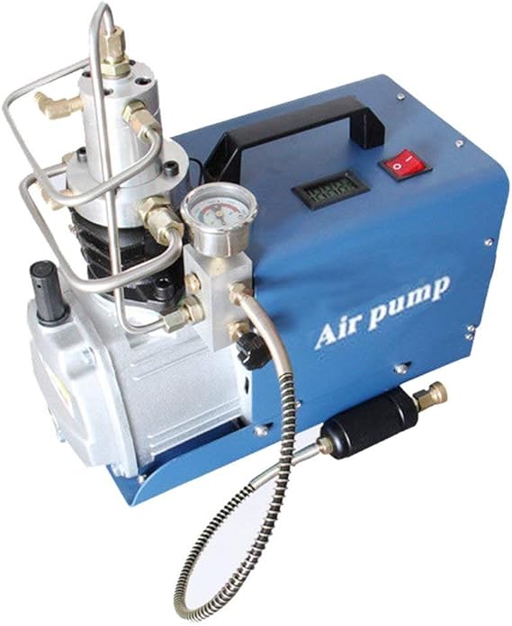 High Pressure Air Pump 30mpa Electric High Pressure Air Pump Water Cooled Single Cylinder 110V