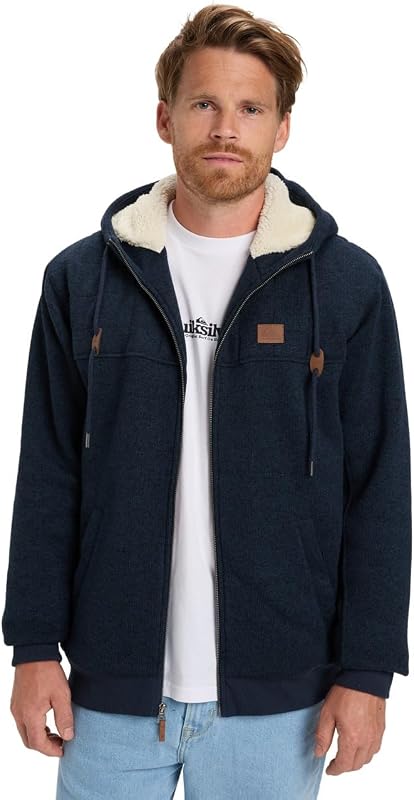 Cypress Keller - Polar com capuz e fecho - Homens - Azul.