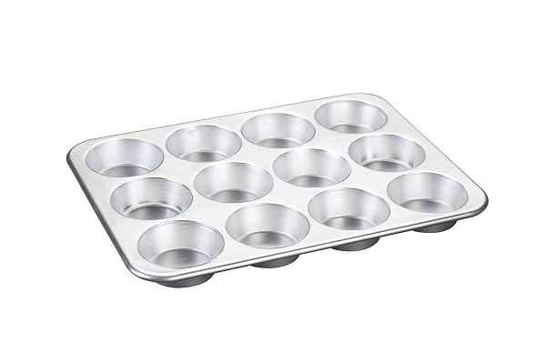 NORDIC WARE NATURAL ALUMINUM COMMERCIAL MUFFIN PAN, 12 CUP