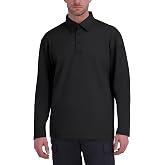 Propper Men's Performance I.C.E. Long Sleeve Polo Shirt | Integrated Cooling Effect polo wicks moisture dries fast for cool, comfortable wear through long shifts and demanding duties