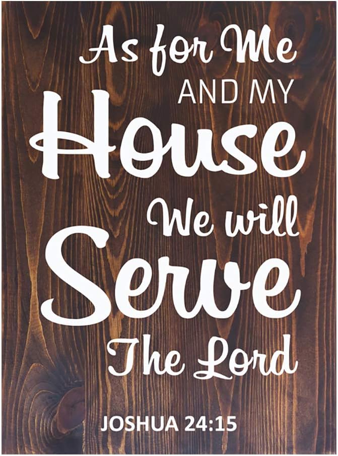 TENTMAKER Pine Bible Verse Plaque, (48 cm x 35 cm x 1.8 cm, Brown, Kona), Pine