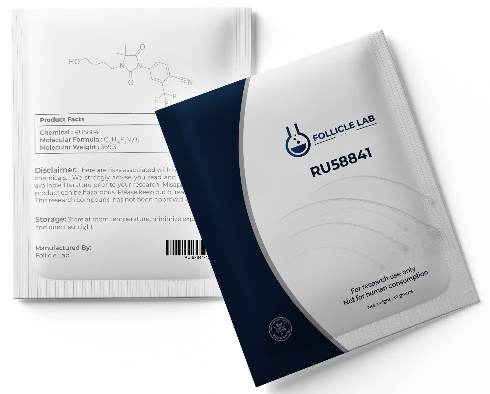 RU58841 DHT Blocker for Hair Loss - 10g