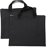 Augbunny 600D Portfolio Waterproof with Handle and Zipper for Student and Artist 2-Pack
