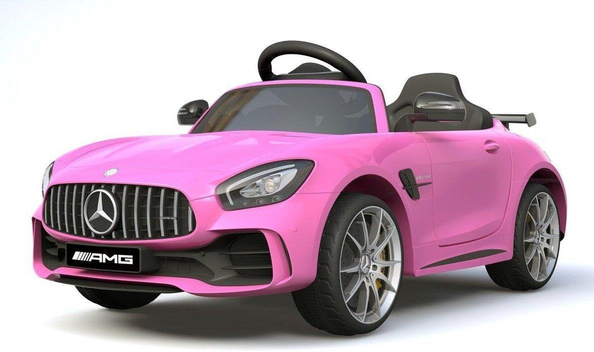 Mercedes Licensed Benz GTR 12V Motors Kids Electric Ride On Car Pink