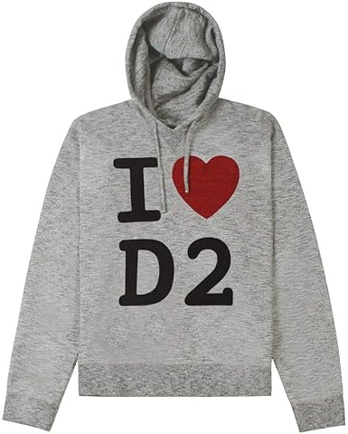 dsquared hoodie grey