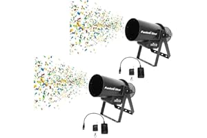 Chauvet DJ Professional Special Event Confetti Launcher and Remote (2 Pack)