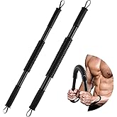 Viorawhite 2 Pcs Power Twister Bar Upper Body Exercise Machines | 12-44 Lbs &amp; 45-110 Lbs for Chest Strength Arm Trainer and Muscle Workout Equipment for Shoulder Forearm Bicep and Arm