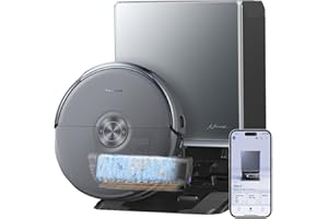 NARWAL Flow 2 Robot Vacuum and Mop Combo, 31,000Pa Suction, FlowWash Self-Cleaning Mop, AI Object Recognition, Self-Emptying 