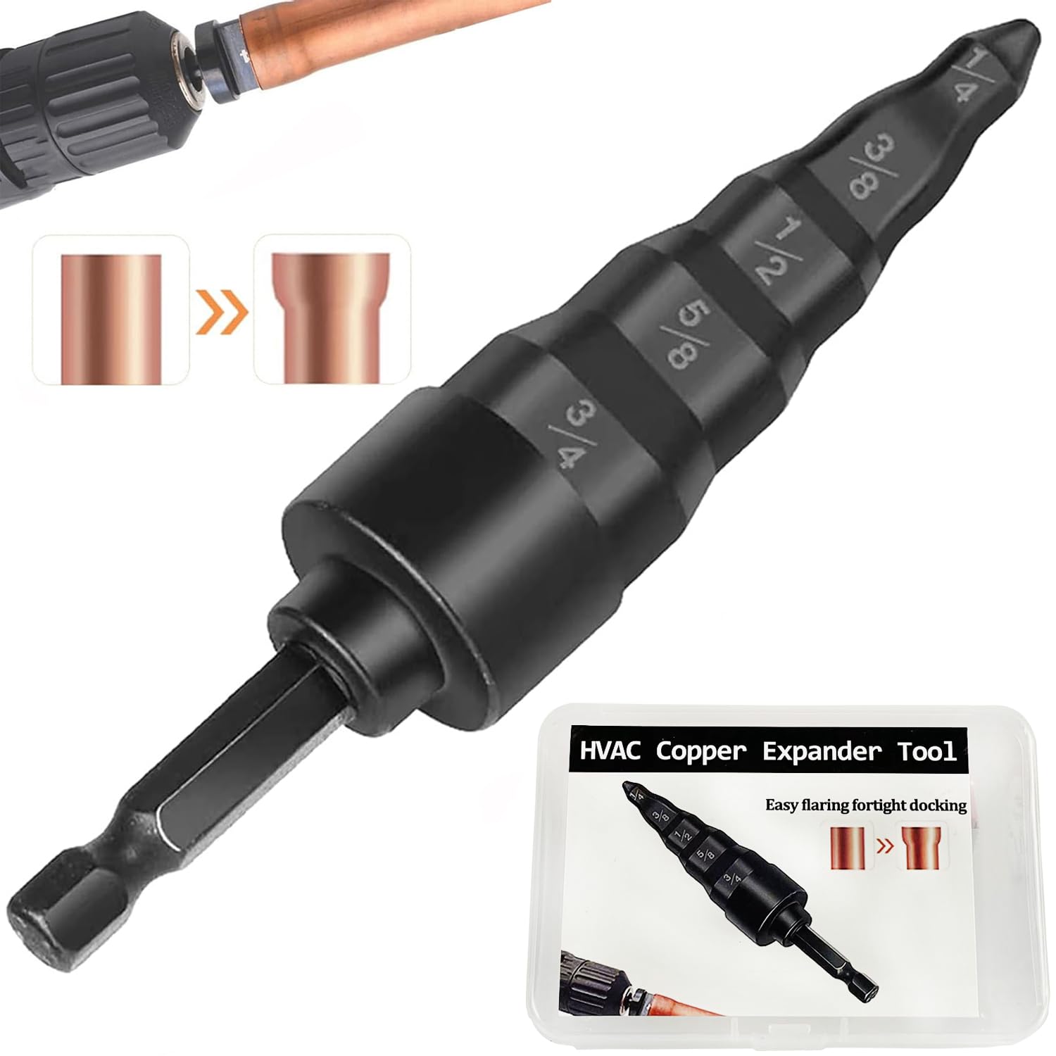 megarte HVAC Swaging Bit Repair Tool - 5 in 1 Air