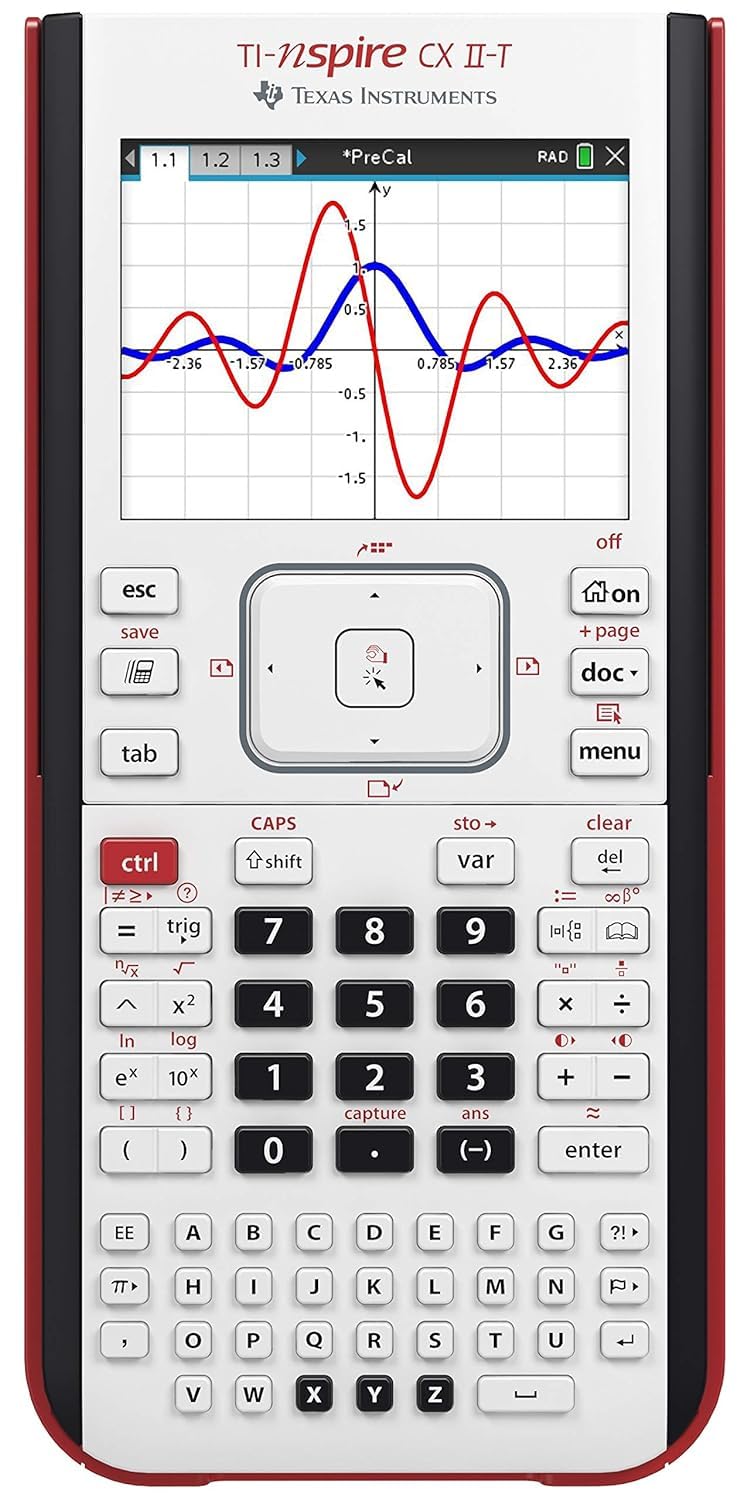 Texas Instruments TI-NSPIRE CX II-T - Digital Color Graphing Calculator