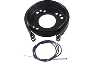 VCUJSUC 4.5" Rear Drum Brake Band with 65" Brake Cable For Go Kart Yard Cart Mini Bike Yerf-Dog ATV UTV Motorcycle