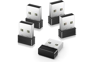 AUEDROT Mouse Jiggler Undetectable USB Mouse Mover NO Software Required for Computer, Automatic Mini Mouse Shaker Driver-Free Mouse Movement Simulator Keep Computer/Laptop Awake, Plug & Play (5 PCS)