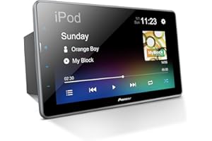 Pioneer DMH-T450EX Digital Multimedia Receiver with Weblink, 9” Capacitive Touchscreen, Double-DIN, Built-in Bluetooth, Amazon Alexa Via App, Backup Camera Compatibility