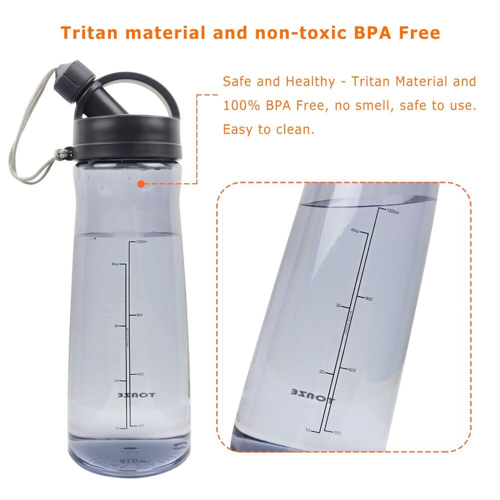 Botella de Agua Sport, Botella de Agua Libre de Bpa, Botella de Agua 1,6L para Gimnasio