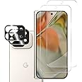 BIGFACE for Pixel 9 Pro Fold Tempered Glass Screen Protector + Camera Lens Protector [2 + 2 Pack][Ultrasonic Fingerprint Unlock][Anti-Scratch][Case Friendly] HD Film for Google Pixel 9 Pro Fold 5G