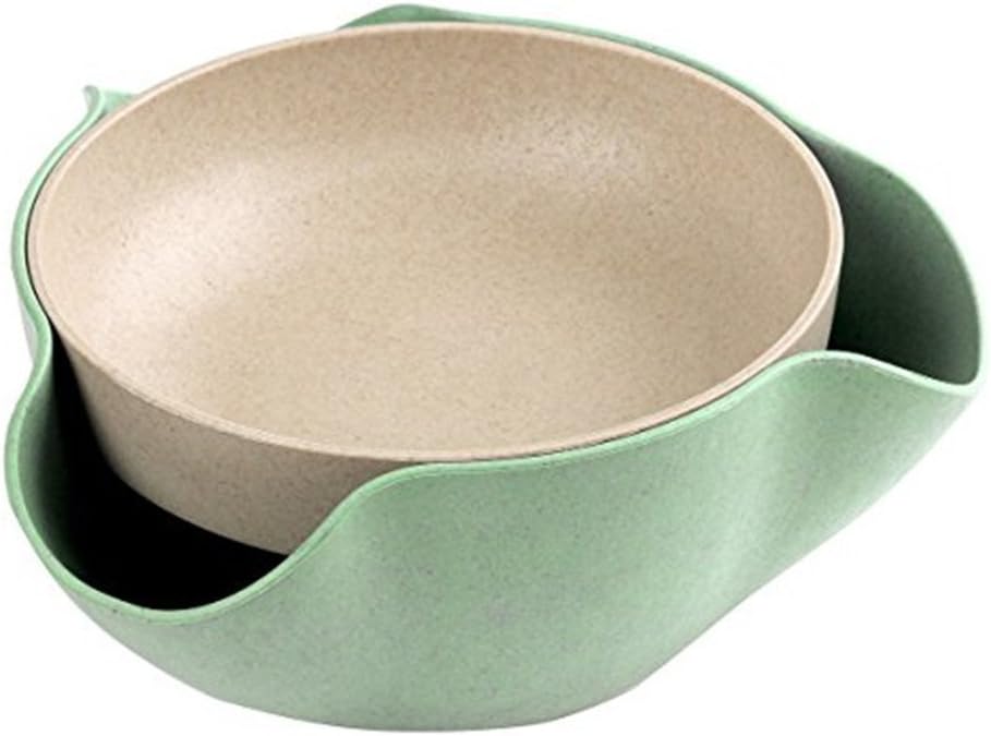 Cedmon Double Dish Nut Bowl, Candies Snacks Fruits