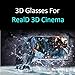 Cyxus 3D Clip-on Eyewear for TV/Cinema/Movie Polarized Glasses (RealD)