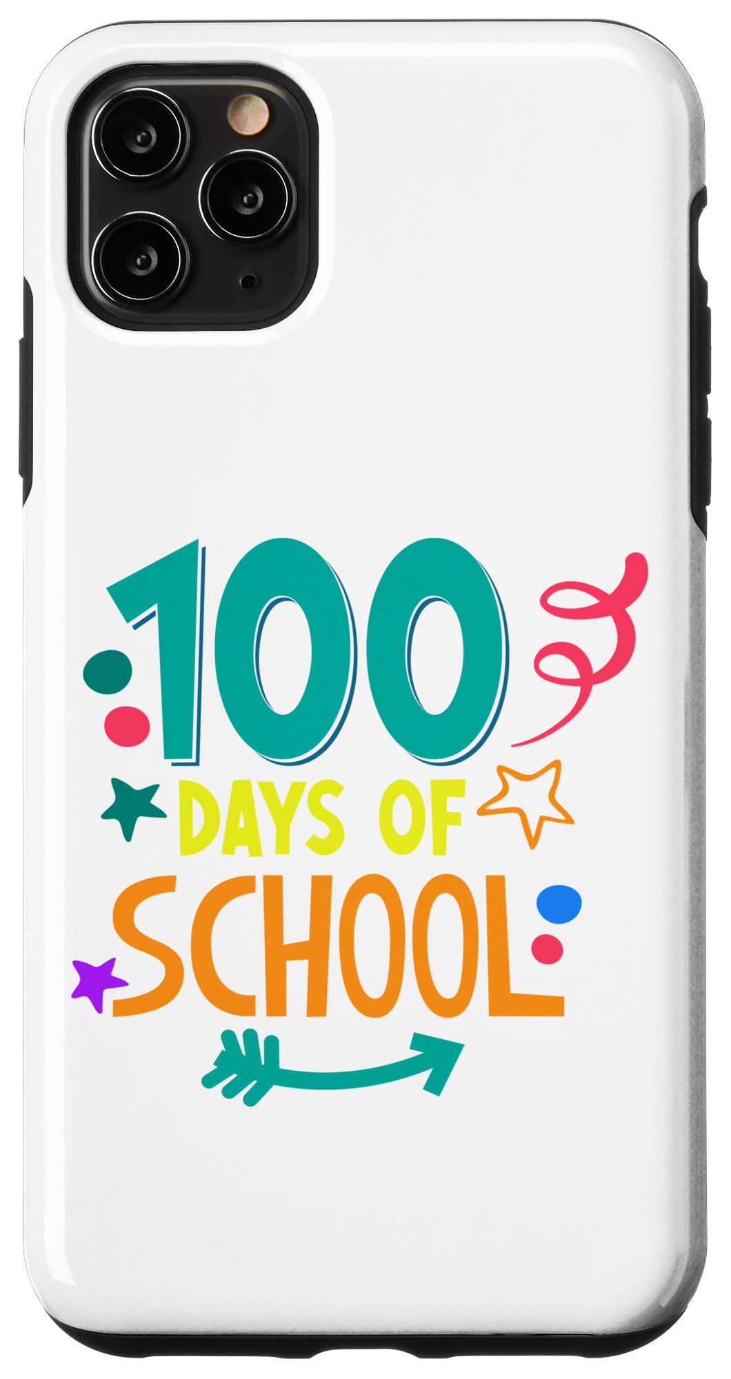 iPhone 11 Pro Max 100th Day of School Prid Boys Girls Kids 100 Days of School Case