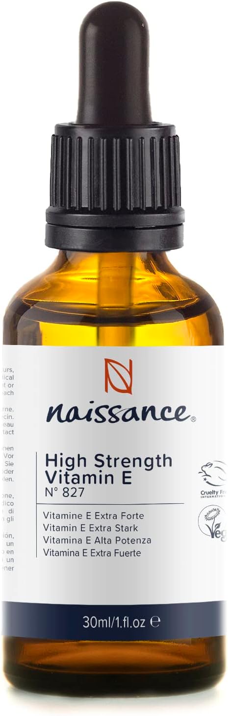 Naissance High Strength Pure Vitamin E Oil 29,500 IU 30ml Plant-Based Vegan