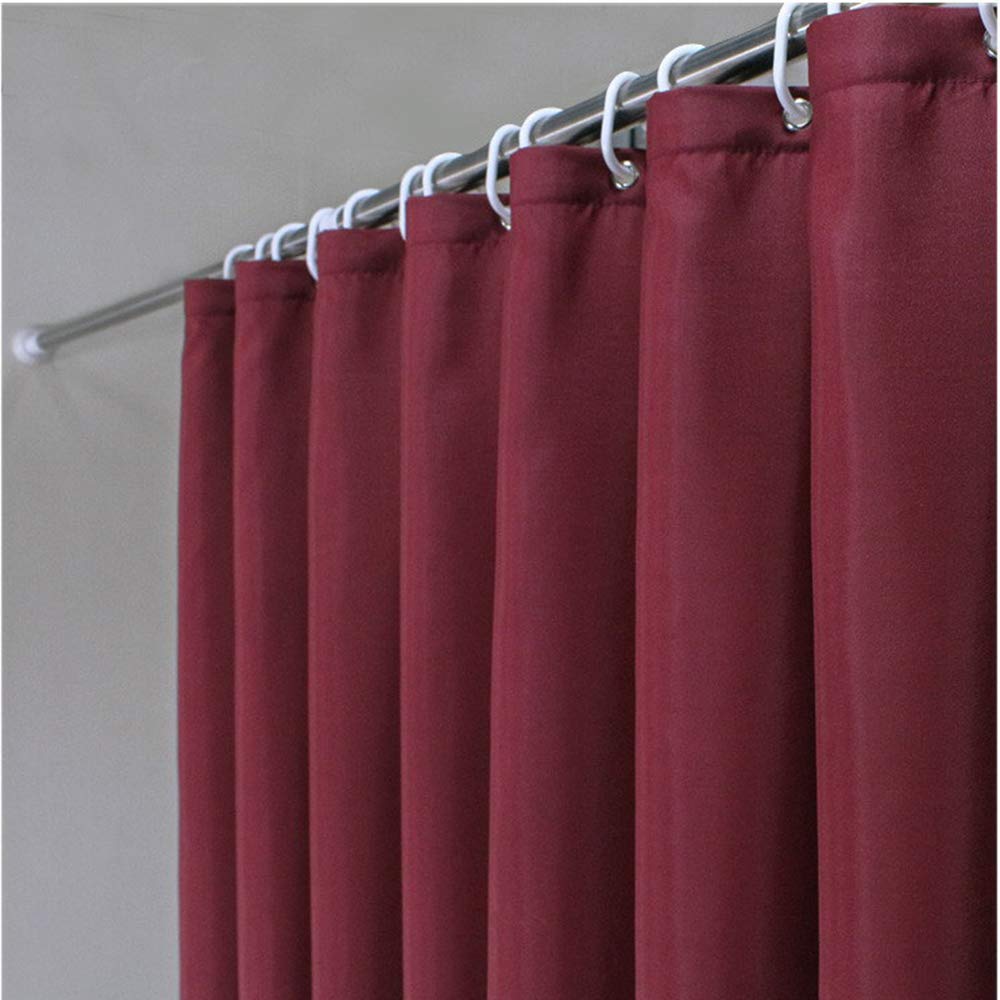 Accessori Per Il Bagno 180x180cm Ufengke Tenda Doccia Vino Rosso Con 12 Ganci Colore Solido Tende Per Doccia In Tessuto Impermeabile Resistente Alla Muffa Per Il Bagno 72 X 72 Casa E Cucina Laaldeasanicolas Es