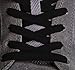 Black Flat Shoelaces 5/16