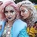 Face Jewels, Ynredee 6 Sets Women Mermaid Rave Festival Glitter Body Sticker, Rhinestone Temporary Tattoo Face Gems Crystals Eyebrow Face Body Jewelry Halloween, Christmas, All Saints' Day