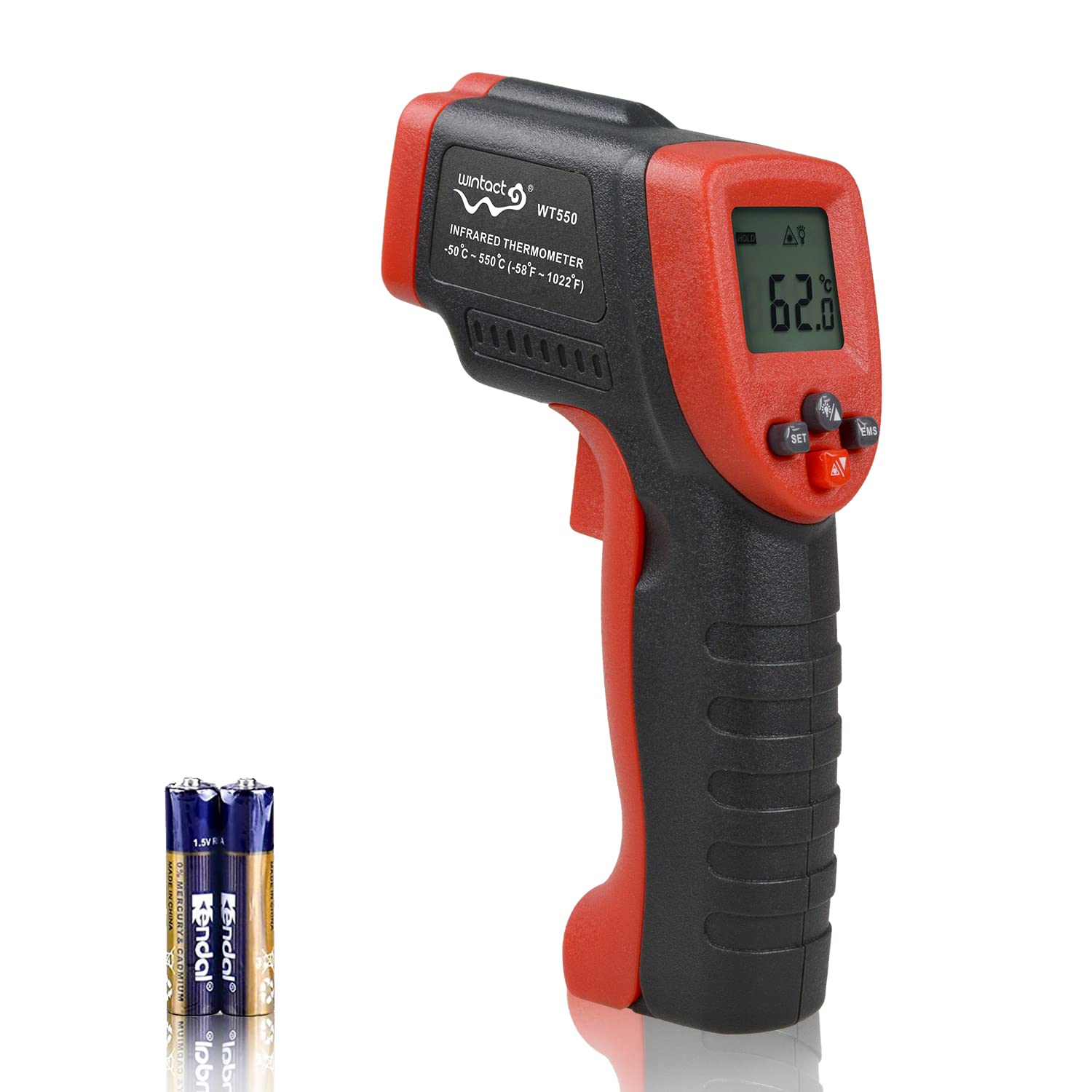 Photo 1 of Wintact Infrared Thermometer Temperature Gun, Non-Contact Digital Surface Laser Heat Temp Gun for Kitchen Cooking Food Pizza Oven Grill Fridge -58? to 1022?