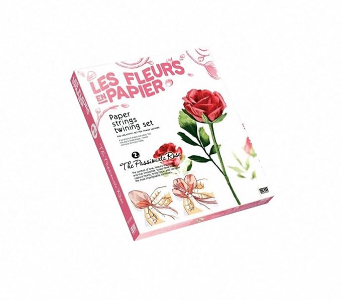 Amazoncom Les Fleurs En Papier Passionate Rose Paper