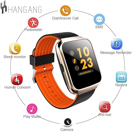 Hangang Bluetooth Smart reloj presión arterial Monitor ...