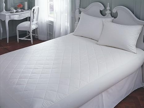 Amazon Com Downright 100 Cotton Top Mattress Pad Queen 14 Depth Home Kitchen