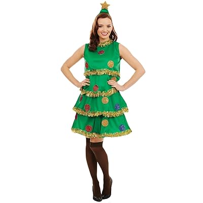 Fun Shack Womens Christmas Tree Costume Adults Dominican Republic | Ubuy
