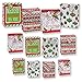 12 Merry Christmas Gift Bags For Women And For Kids Bulk 4 Large 4 Medium 4 Small with Tags and Handles Assorted Designs for Holiday Wrapping Goodie Bags Party Favors