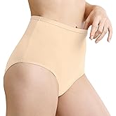IRISMORII Leak Proof Incontinence Underwear for Women Washable Absorbent Bladder Control Postpartum Briefs 1Pack (Beige XXL)