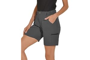 VAYAGER Women's Hiking Cargo Shorts Quick Dry Lightweight Stretch Shorts Golf Fishing Outdoor Casual Shorts