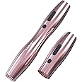 Mast P20 Wireless Tattoo Pen Machine Gun Rotary Tattoo Coreless Motor by Mcore Slim Tattoo Pen with Replaceble 2 Batteries for Women Aritsts (2 batteries- pink)