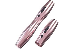 Mast P20 Wireless Tattoo Pen Machine Gun Rotary Tattoo Coreless Motor by Mcore Slim Tattoo Pen with Two Batteries for Women A