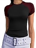 Abardsion Trendy Baby Tees for Women Y2K Shirts