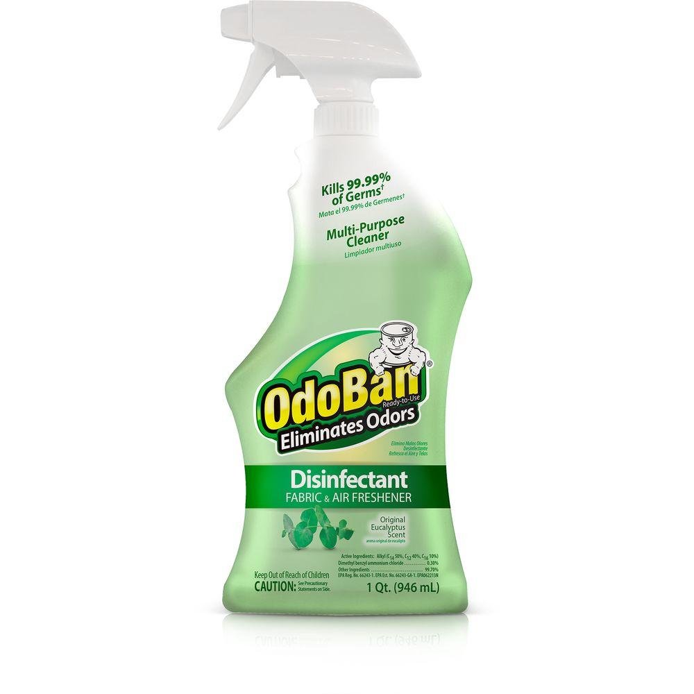 OdoBan ReadytoUse 32 oz Spray, 4 Bottles, Original Eucalyptus Scent