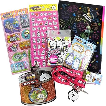 Amazon にゃんこ大戦争 7点セット 文具セット ａ おもちゃ雑貨 おもちゃ