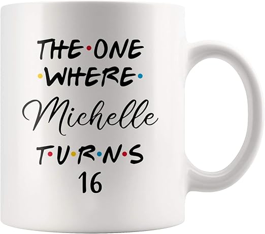16th birthday mugs