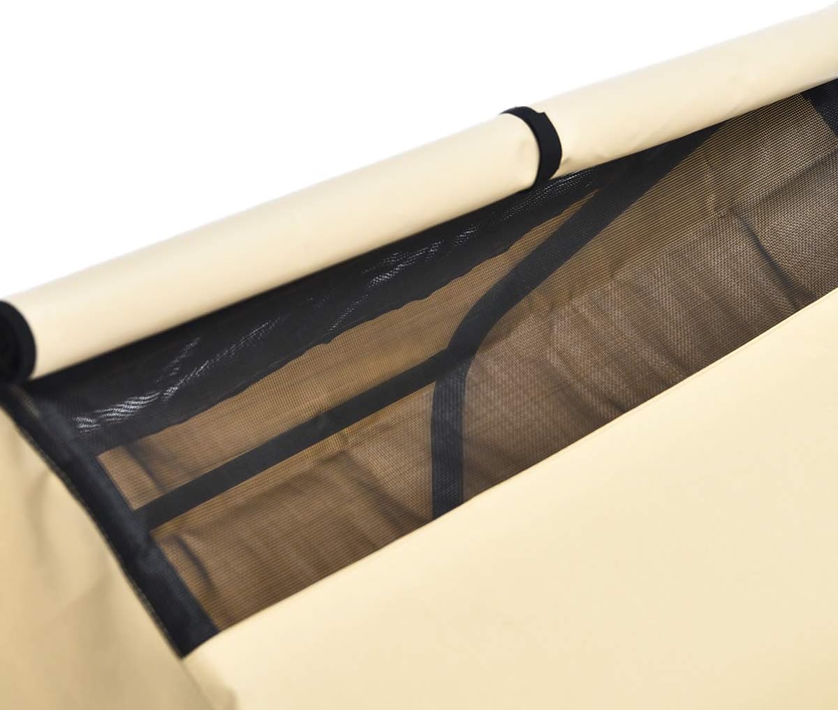 AmazonBasics Elevated Portable Pet House Large, Khaki BigaMart