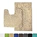 MAYSHINE Bathroom Rug Set | Soft Plush Chenille Bath Mats with PVC Non-Slip Backing, Absorbent Washable Quick Dry Area Rug Sets for Bathroom Floor | 32