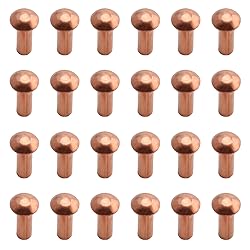 Aicosineg 100Pcs Solid Rivet 0.31inch Length Rivets