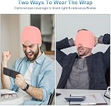 ACWOO Migraine Relief Cap Reusable Cold Heat Therapy Pink view 6