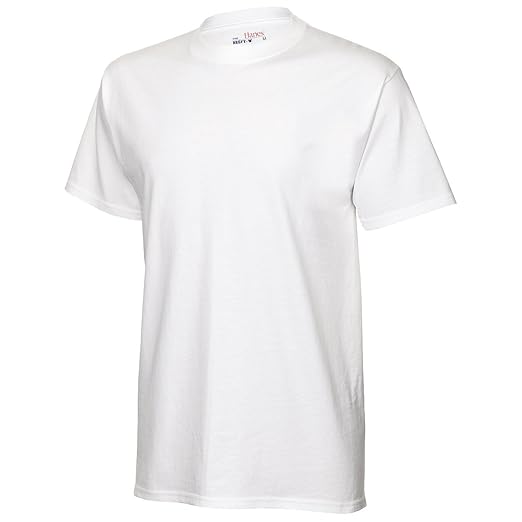 Hanes Herren T-Shirt Tagless Beefy (Xlarge) (Weiß)