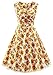VOGVOG Women's 1950s Retro Vintage Cap Sleeve Cocktail Party Swing Dress