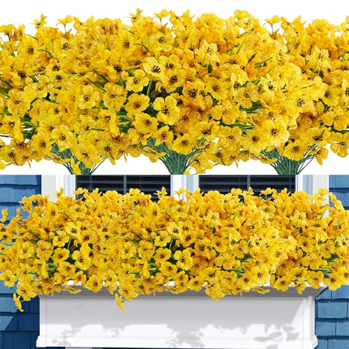 Uieke 72 Bundles Artificial Flowers