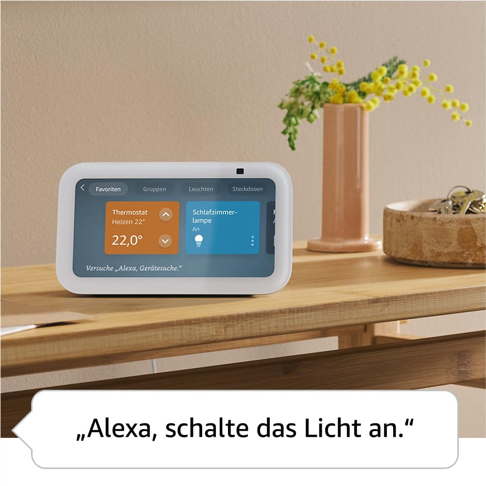 Echo Show 5 (Neueste Generation) | Kompakter smarter Touchscreen zum Steuern deines Smart Homes und mehr | Anthrazit, mit Alexa+ Early Access (Packung mit 2) 4